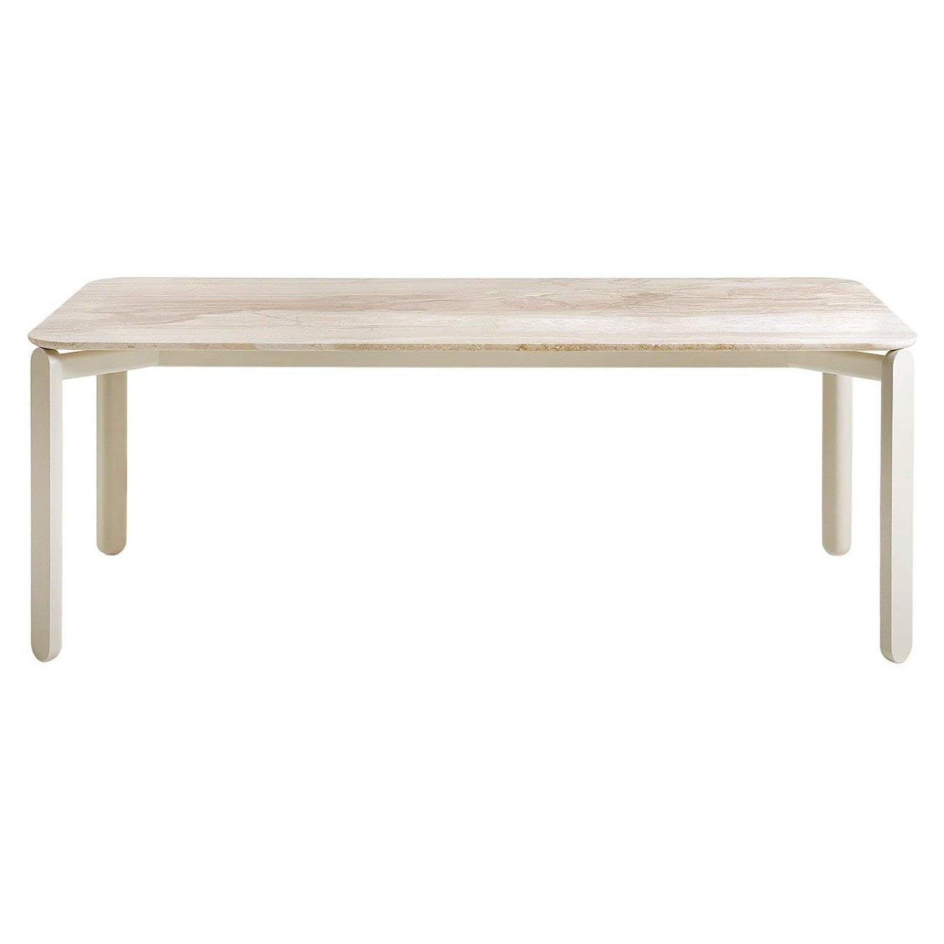 BabÃ  878 Rounded Marble Dining Table by Emilio Nanni For Sale