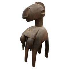 Baba Nimba African Sculpture Vintage Wood Fertility Headdress