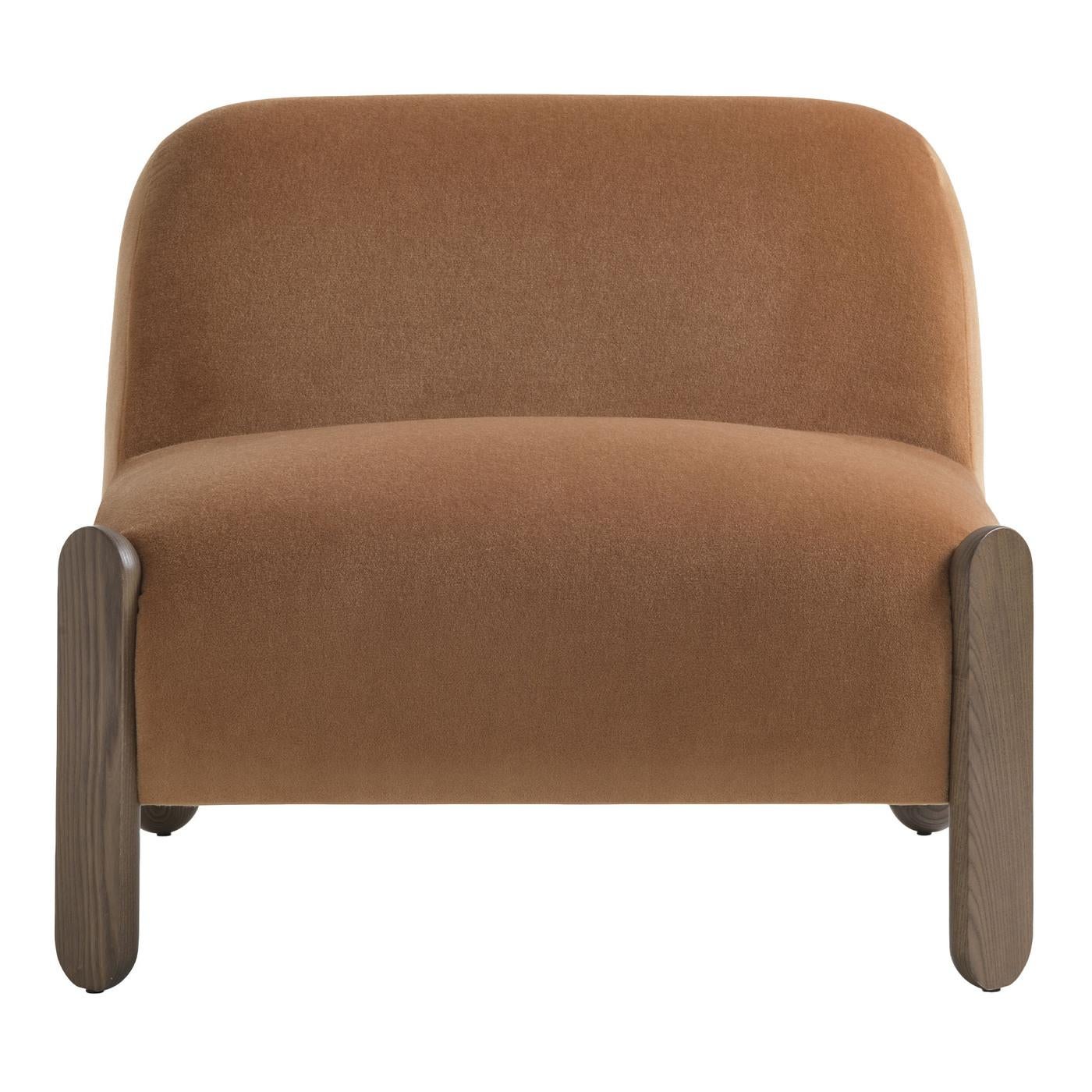 Babà Soft 875 Brown Lounge Chair von Emilio Nanni (21. Jahrhundert und zeitgenössisch) im Angebot