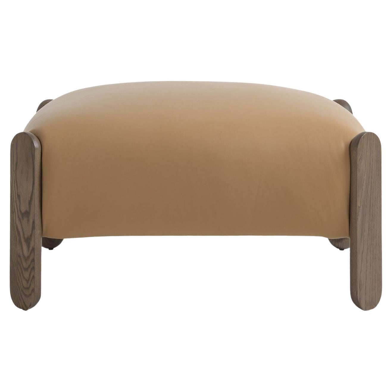 Babà Soft 876 Brown Ottoman by Emilio Nanni For Sale