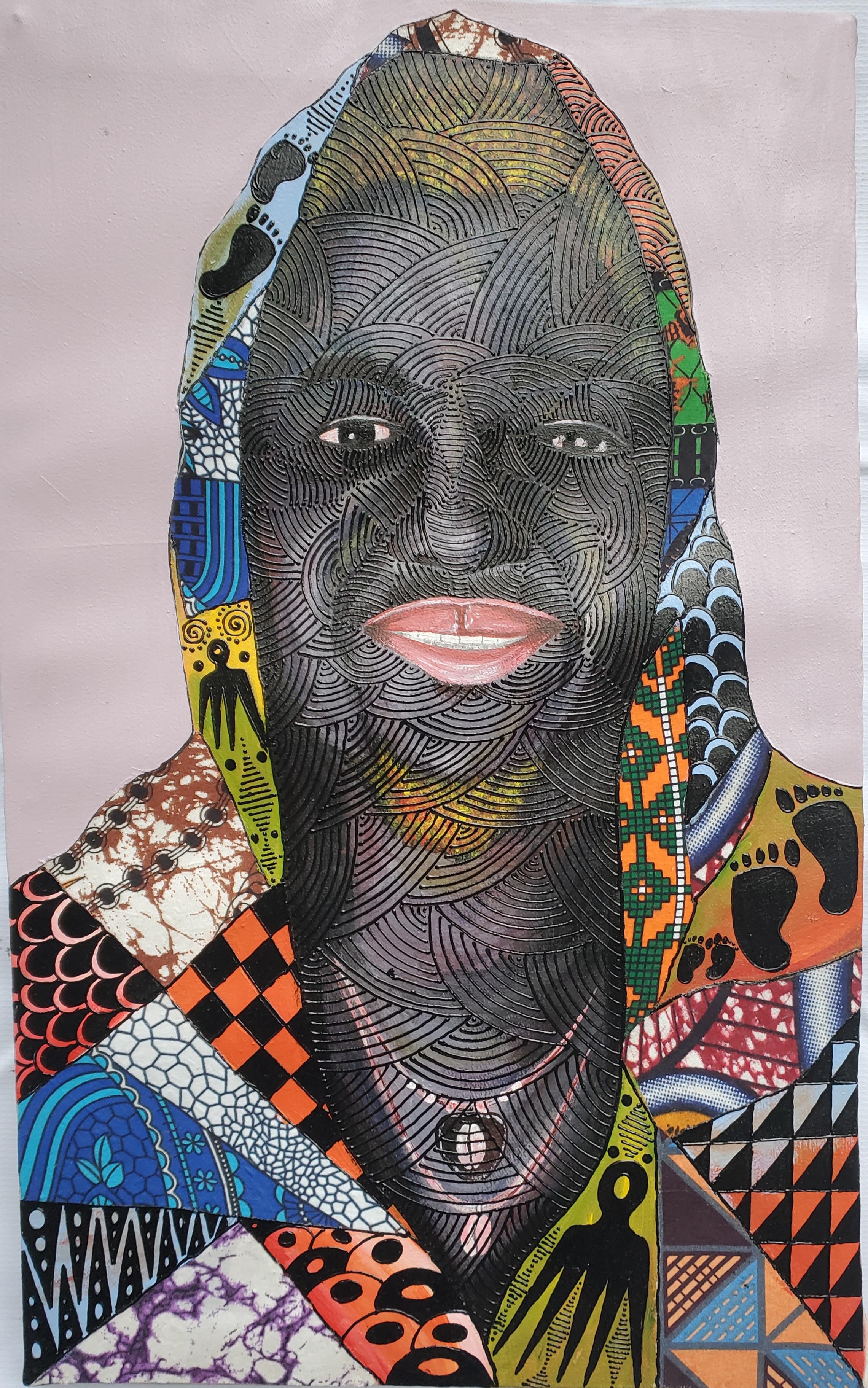 Peace Shall Prevail 3 - Mixed Media Art by Babafemi Ogunkanmbi