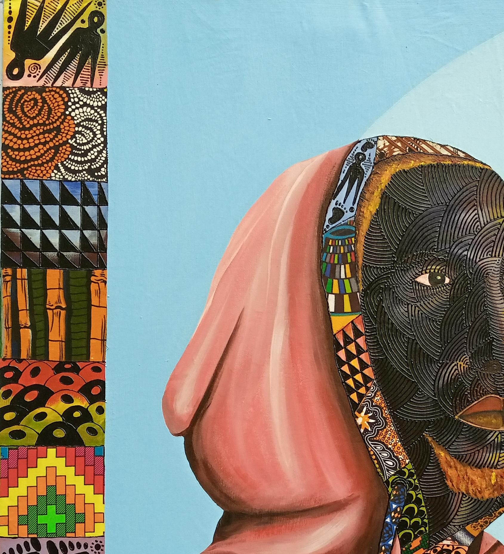 Der Friede wird siegen 5 (Zeitgenössisch), Mixed Media Art, von Babafemi Ogunkanmbi