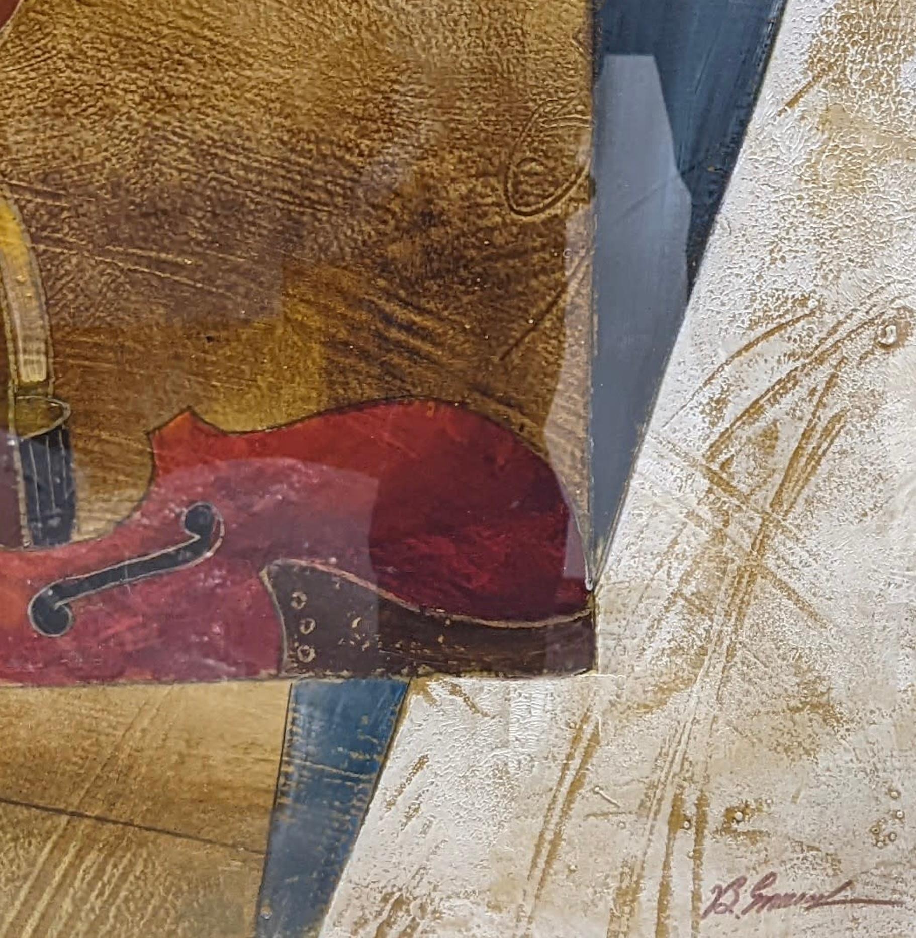 Kompositionen (Braun), Abstract Painting, von Babak Emanuel
