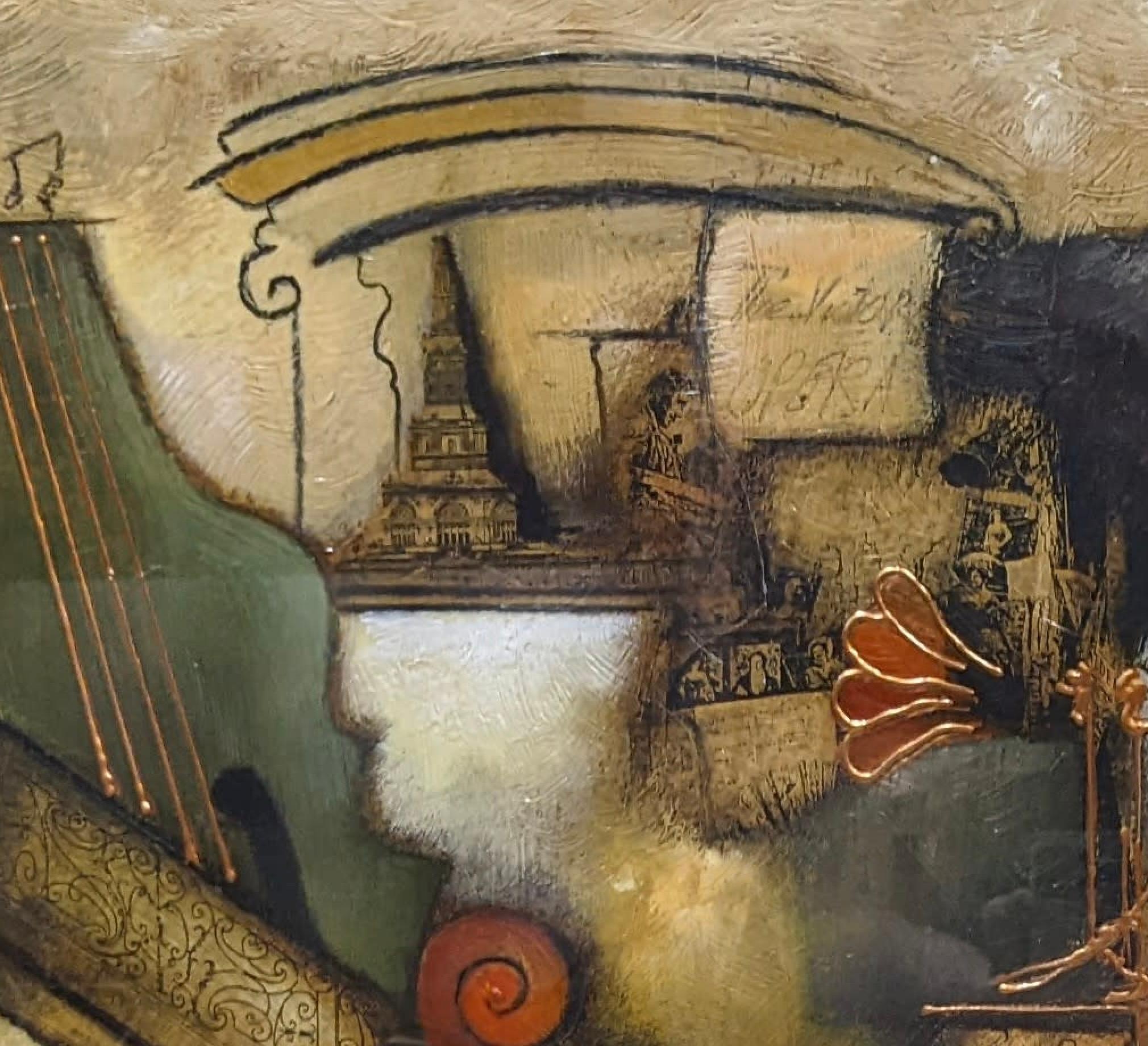 Illuminazione - Abstract Painting Marrone di Babak Emanuel