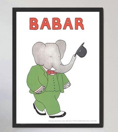 Póster original de «Babar», de Jean De Brunhoff, 1991