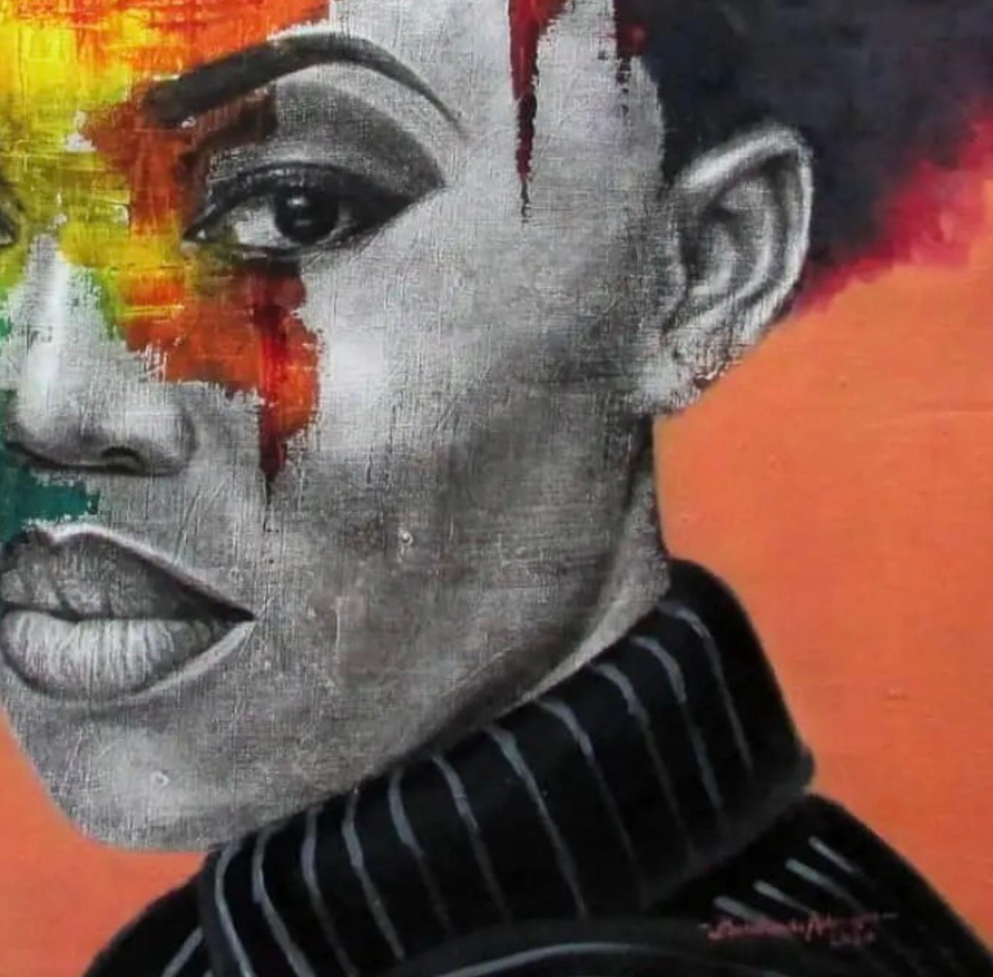 Oltre la bellezza - Painting Concettualismo di Babatunde Adeogun