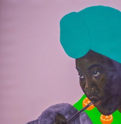 Looking Forward - 21st Century, Contemporary, Figurative Portrait, Africa Women