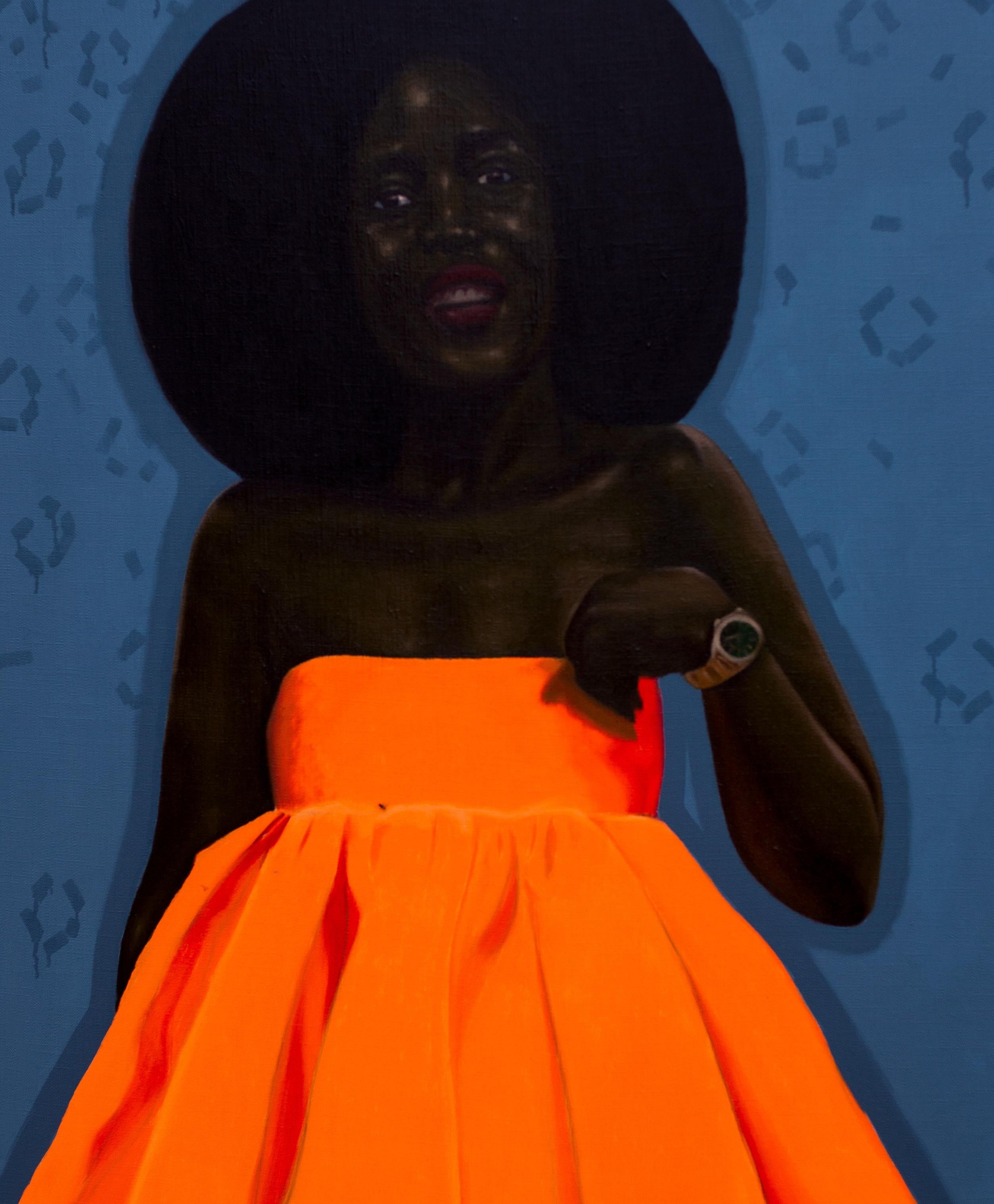 Shipping Procedure
Ships in a well-protected tube from Nigeria
This work is unique, not a print or other type of copy.
Accompanied by a Certificate of Authenticity.

About Artist
Adeogun Babatunde was born on the 3rd of November, His works are a