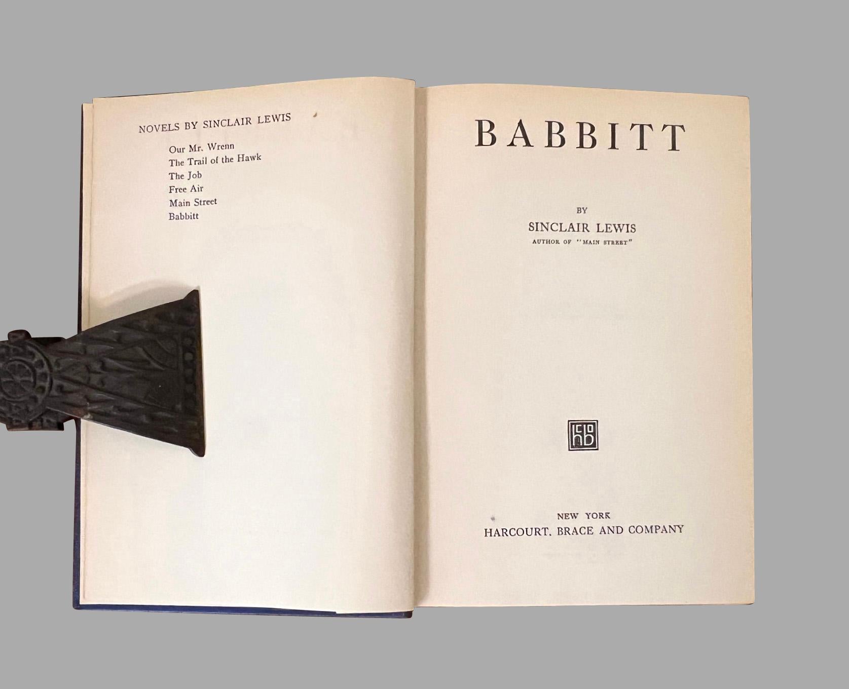 Babbitt di Sinclair Lewis in vendita 6