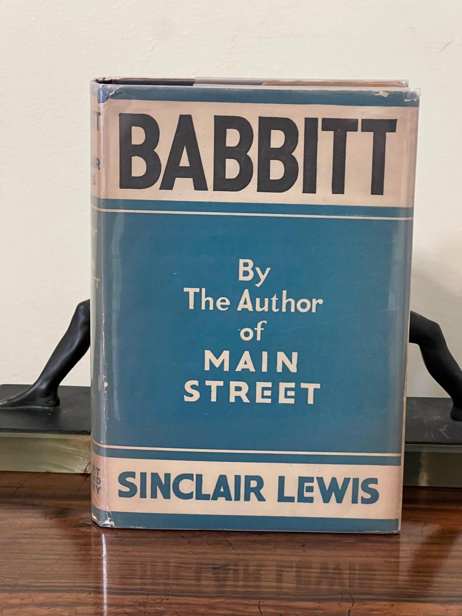 Américain Babbitt par Sinclair Lewis en vente