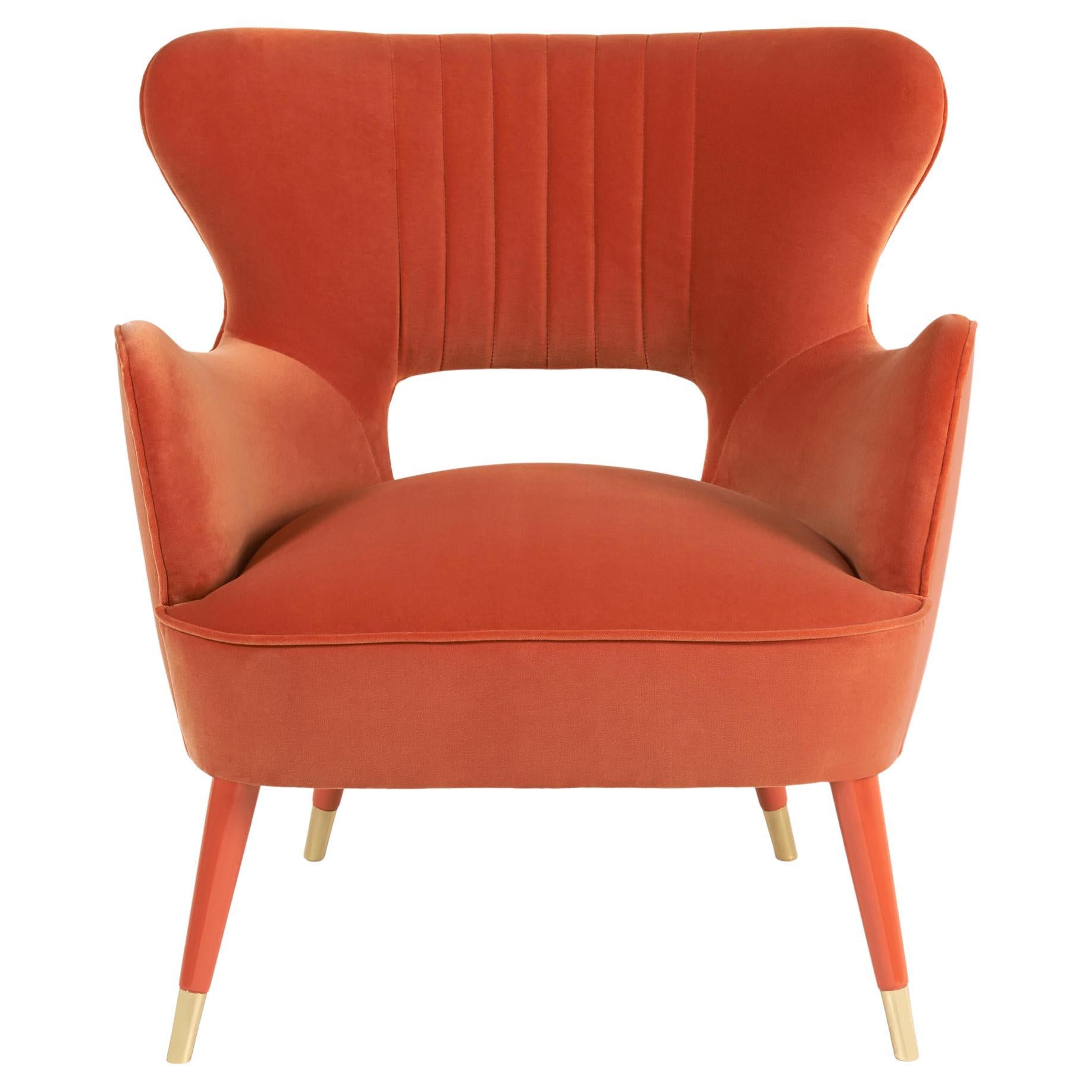 Babe Armchair: A Contemporary Mid-Century Icon with Haute Couture Upholstery