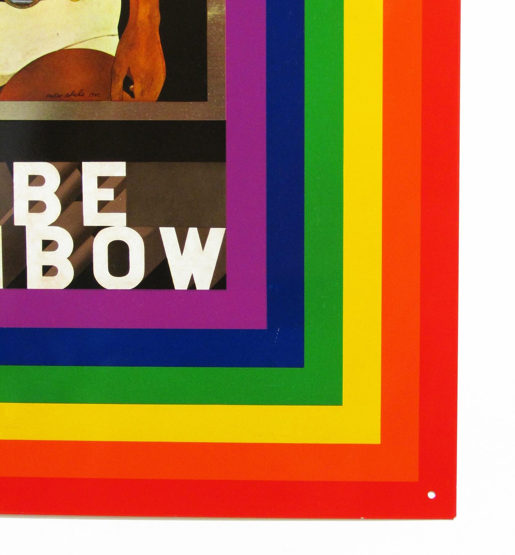 Babe Rainbow 1968 Pop Art Screen Print On Tin By Peter Blake RA For Sale 1