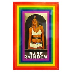 Sérigraphie pop art Babe Rainbow 1968 sur étain de Peter Blake RA