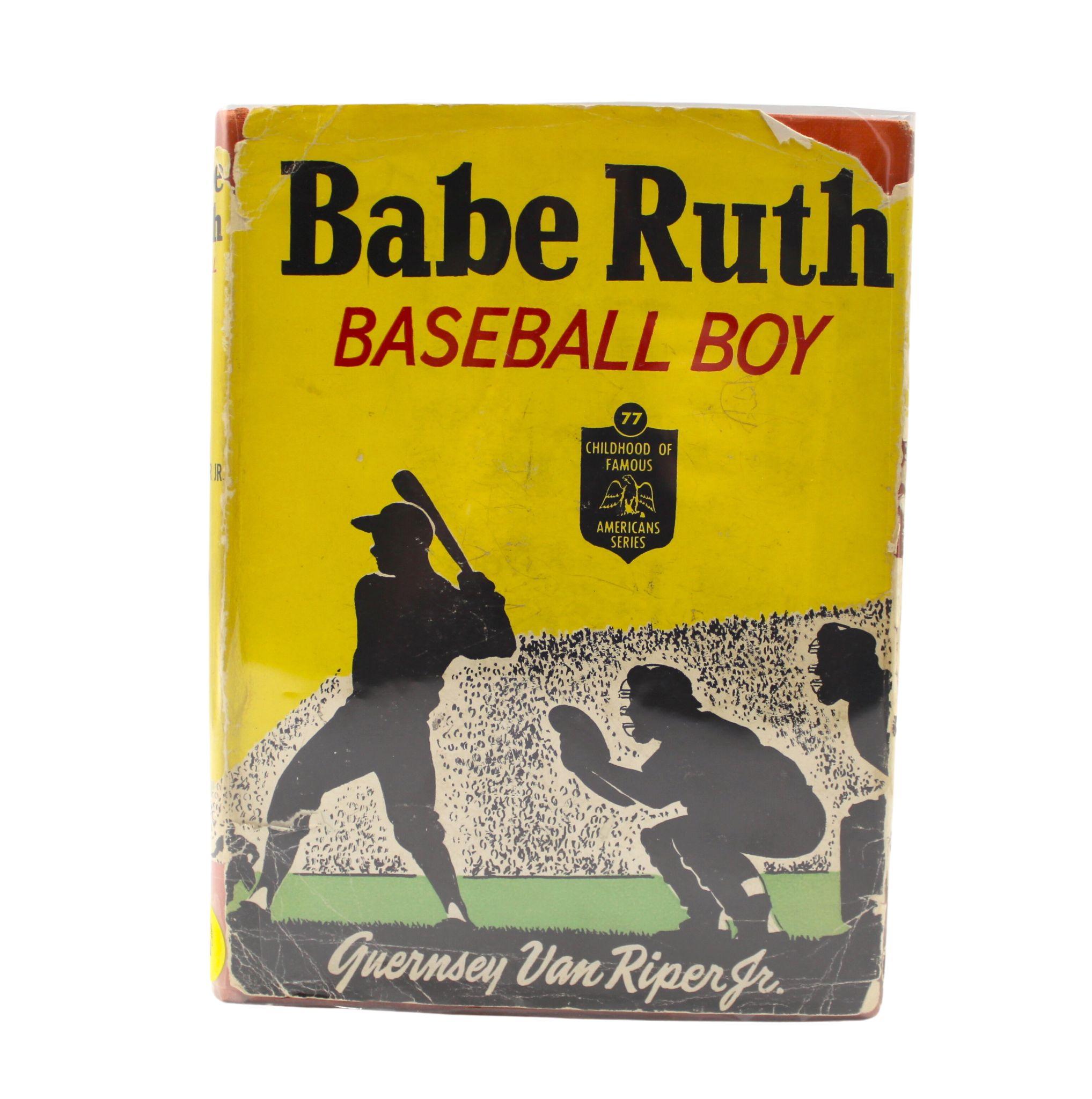 Babe Ruth, Baseball Boy by Guernsey Van Riper Jr., First Edition, 1954 1