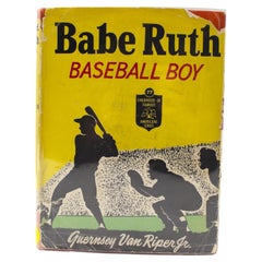 Vintage Babe Ruth, Baseball Boy by Guernsey Van Riper Jr., First Edition, 1954