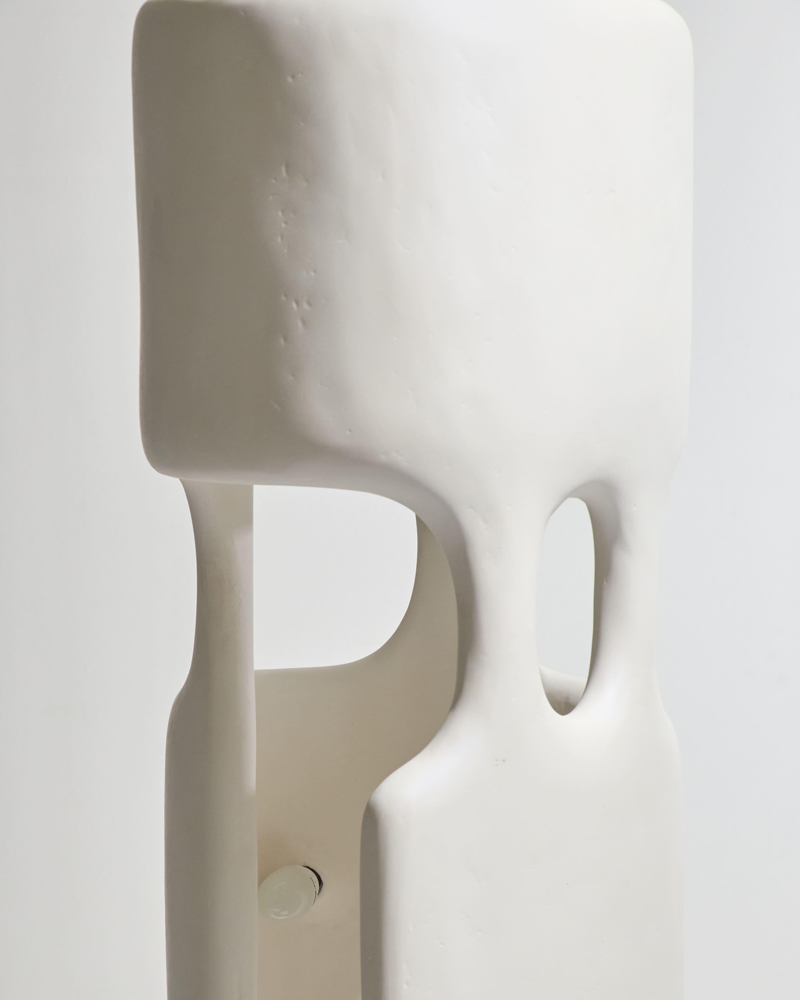 Lampadaire Babel en plâtre en vente 5