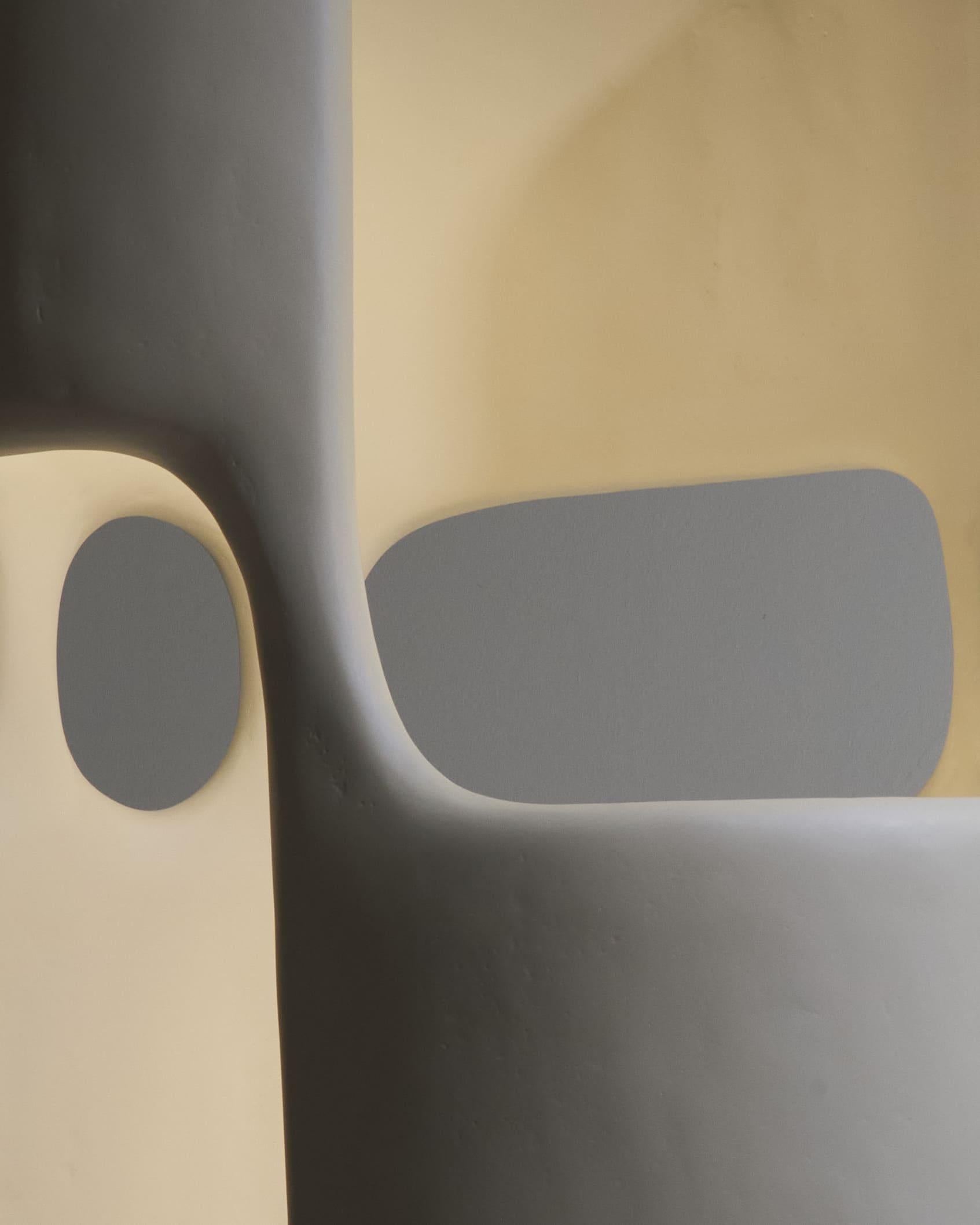 Lampadaire Babel en plâtre en vente 2