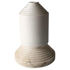"Babel" Table Lamp by Santa & Cole – Hand-Carved Alabaster, 1971
