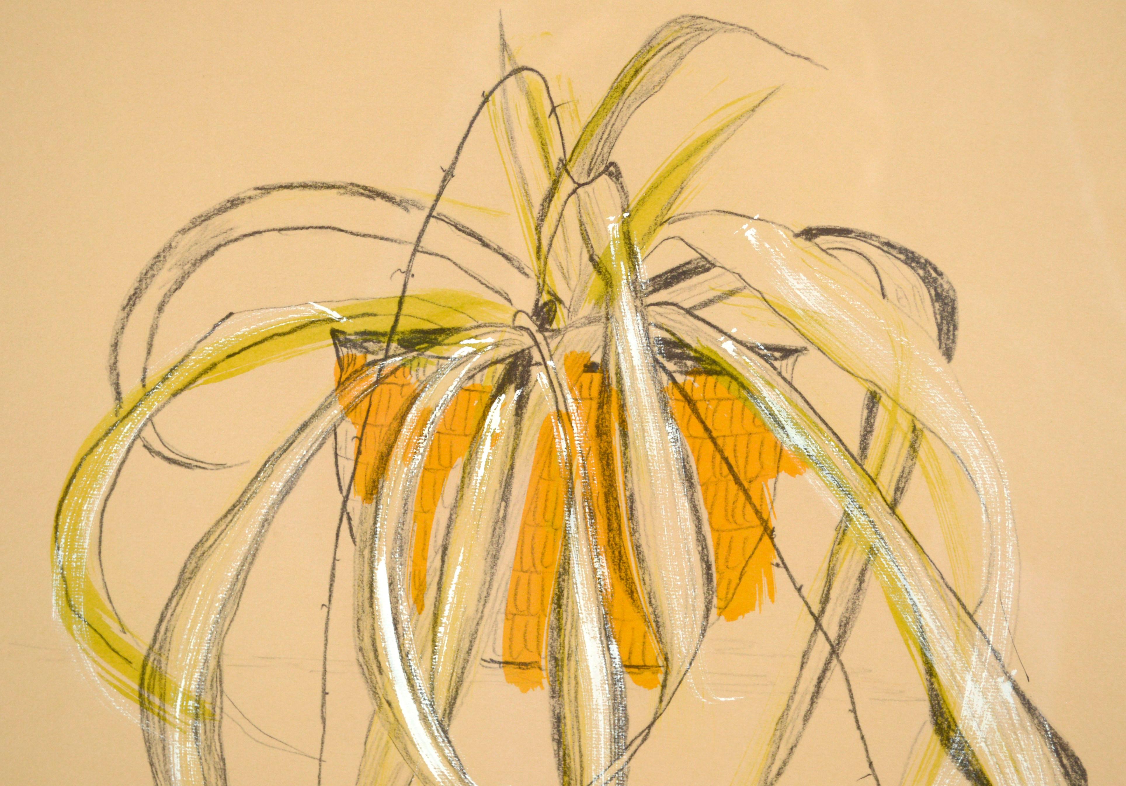 Paravent botanique « Spring Plant », sérigraphie réalisée à la main dans les années 1970, 22/270 en vente 2