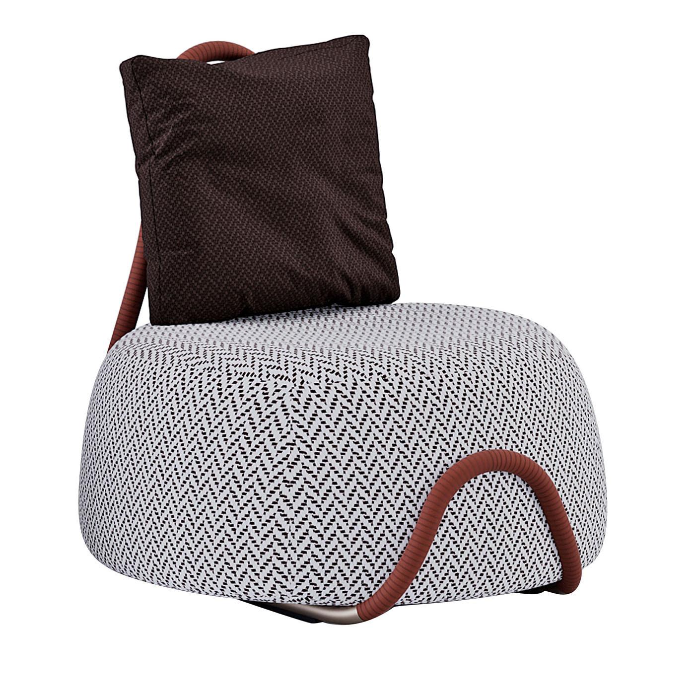 Leather Babou Outdoor Armchair by Paolo Castelli