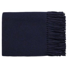 Baby Alpaca Blanket Throw - Cobalt
