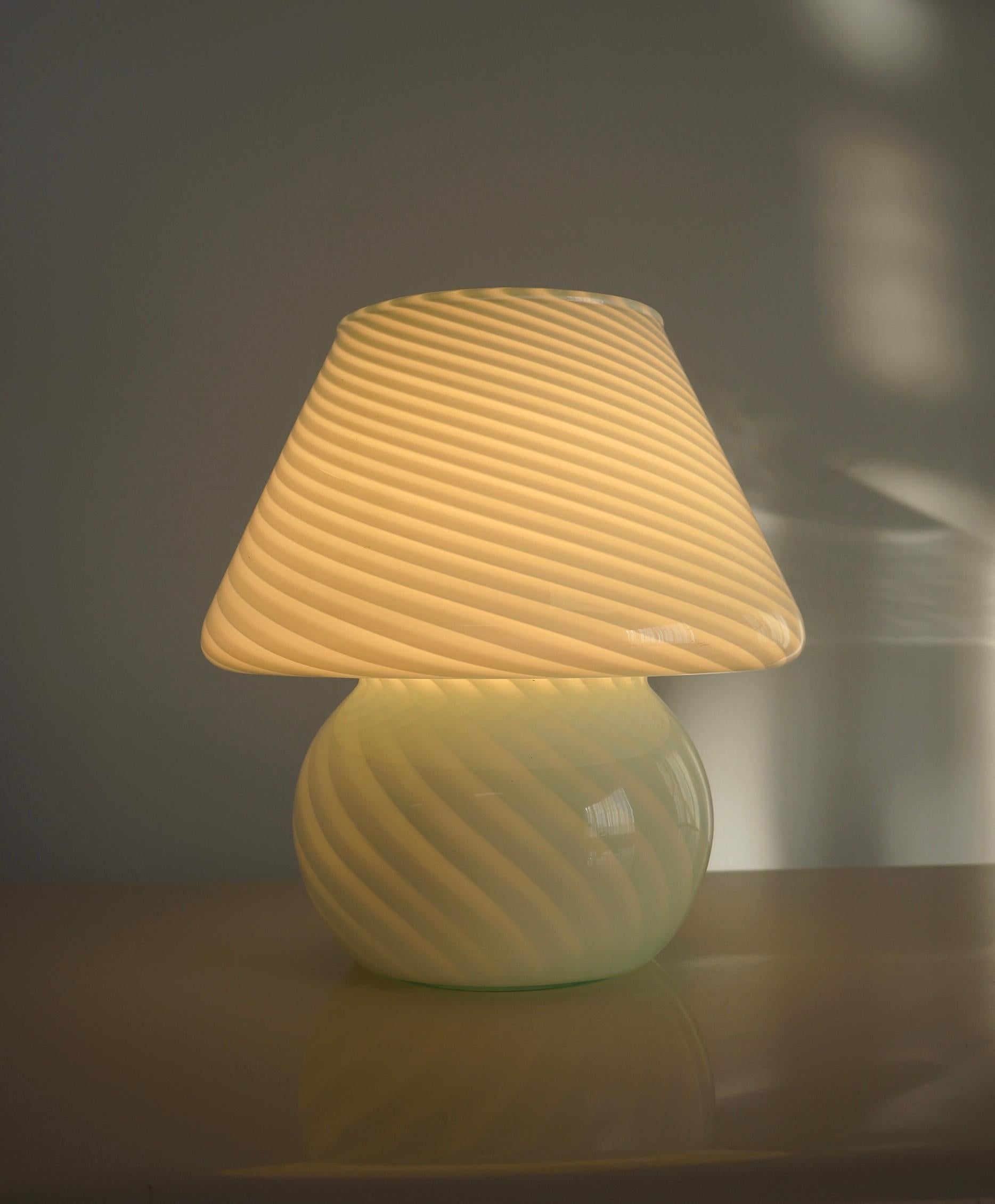 baby mushroom murano lamp