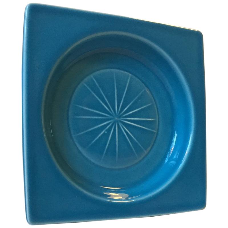 Baby Blue Pottery Bowl by Carl-Harry Stålhane for Rörstrand, 1960s For Sale