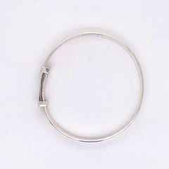 Baby-Armreif aus Sterlingsilber mit Diamant, „Angel“-Gravur, Baby-Armreif