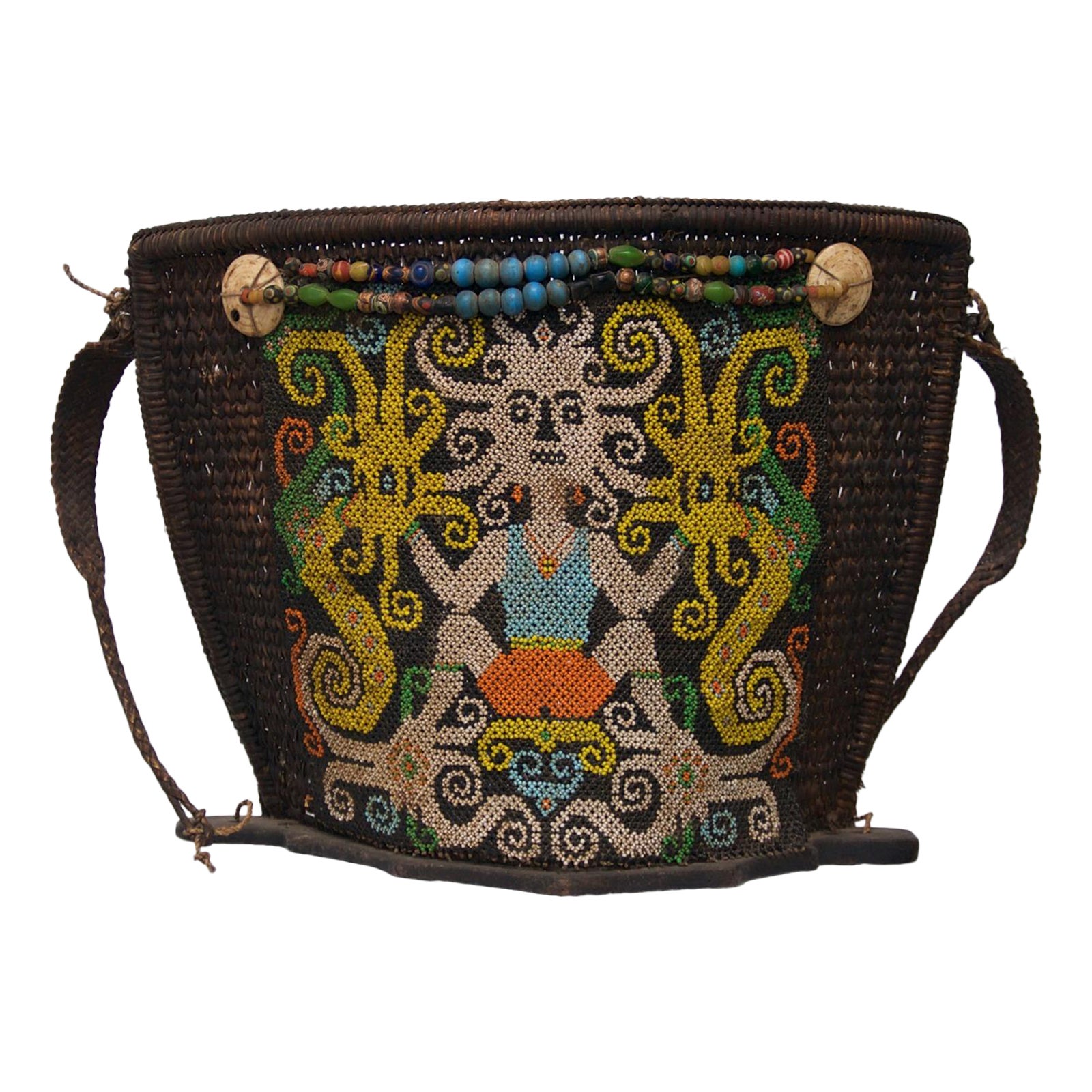 Baby Carrier Dayak Borneo Vintage For Sale