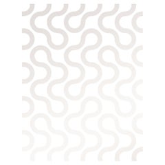 Carta da parati Baby Designer in Nebbia, Perla su Bianco