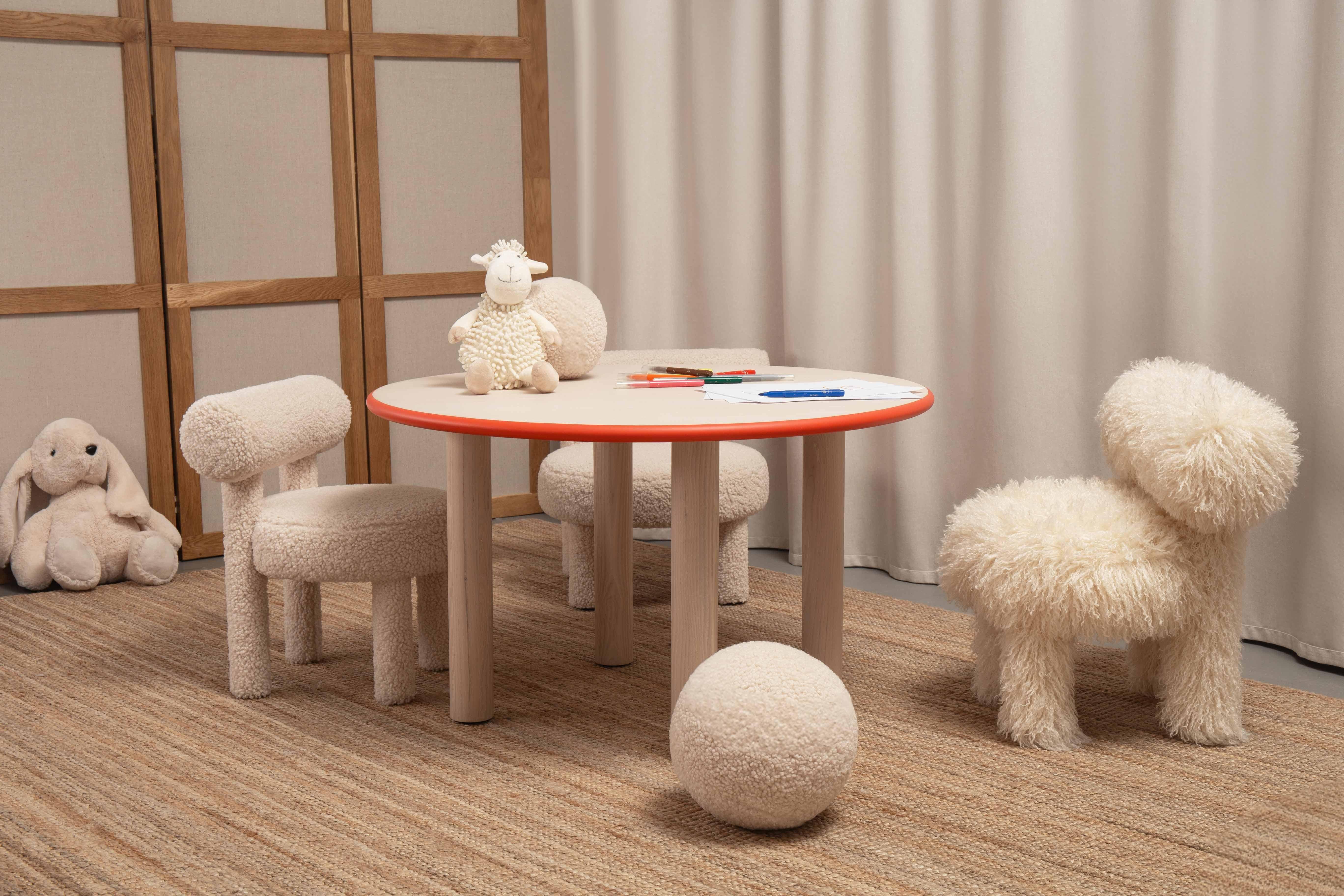 Moderne Table de salle à manger pour enfants Paul en bois fait par Noom en vente