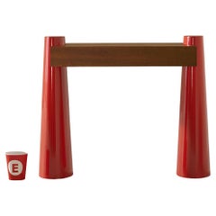 Baby E Side Table in Mahogany Classic Veneer