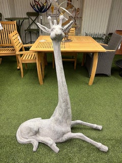 Baby Fiberglass Outdoor Giraffe