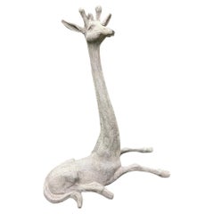 Baby Fiberglass Outdoor Giraffe