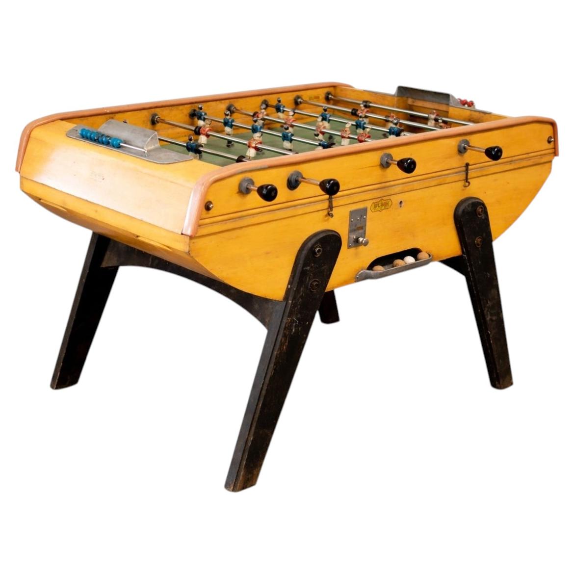 Bonzini B60 Foosball Table with Coin Mechanism, 1960
