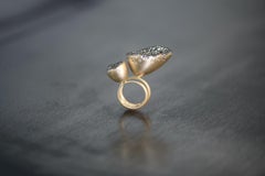 Baby Malak Flourish Marquise Ring in 18K Gold and 3ct of Champagne Diamond