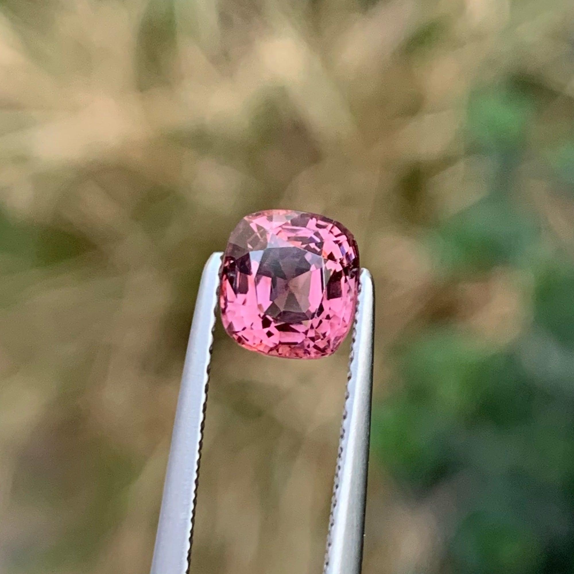 Cushion Cut Baby Pink Natural Spinel Gemstone 1.40 Carats Spinel Jewelry Spinel Rings For Sale