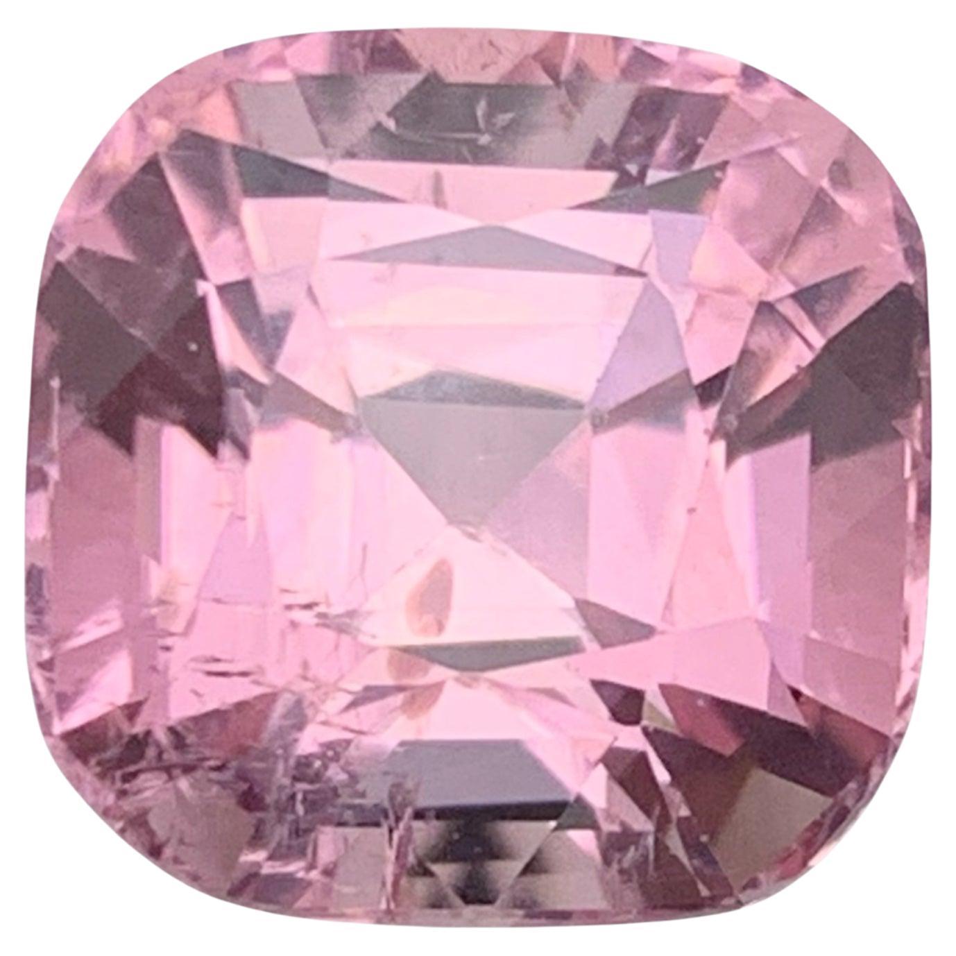 Anillo de Turmalina Natural Rosa Bebé, Colgante Gema Suelta 8,35 Quilates Corte Cojín en venta