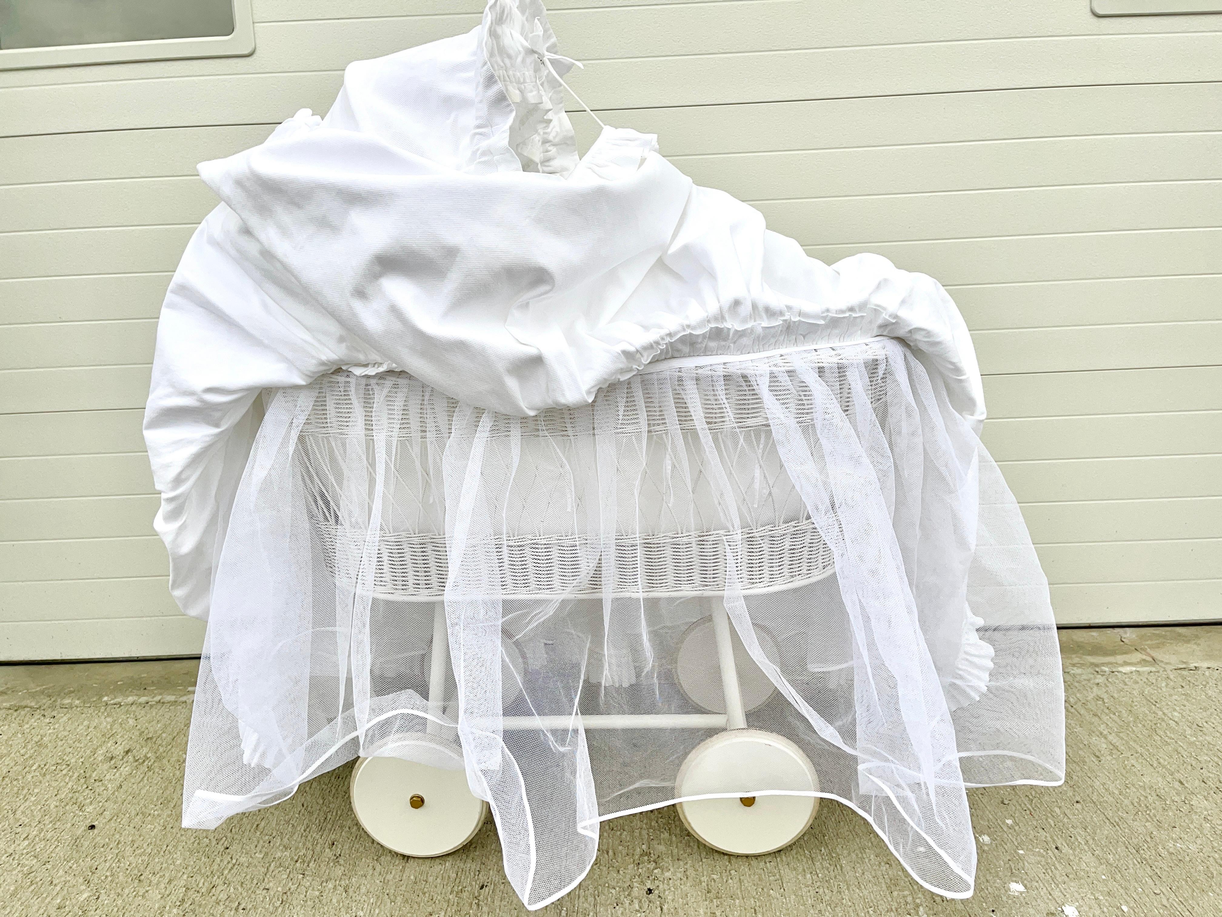Contemporary Baby Pratesi Bassinet For Sale