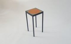 Baby Side Table with a Red Dot Ceramic Tile by Roger Capron
