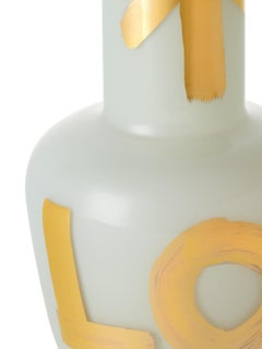 Hand-Blown Glass Baby Unnamed vase by Jakub Berdych Karpelis - Cyan Grey