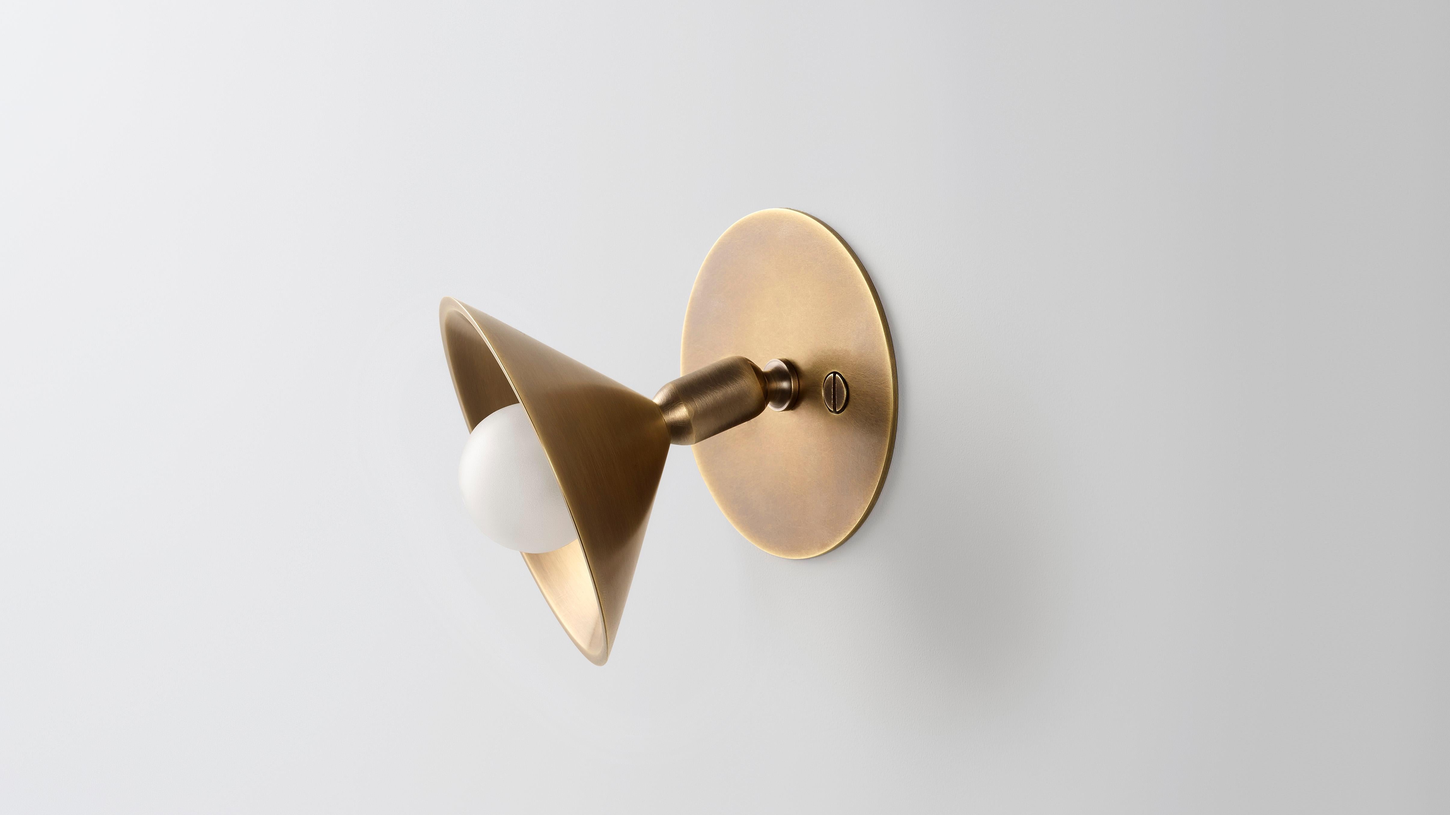 Brass Baby Wall Swing Sconce by Volker Haug For Sale