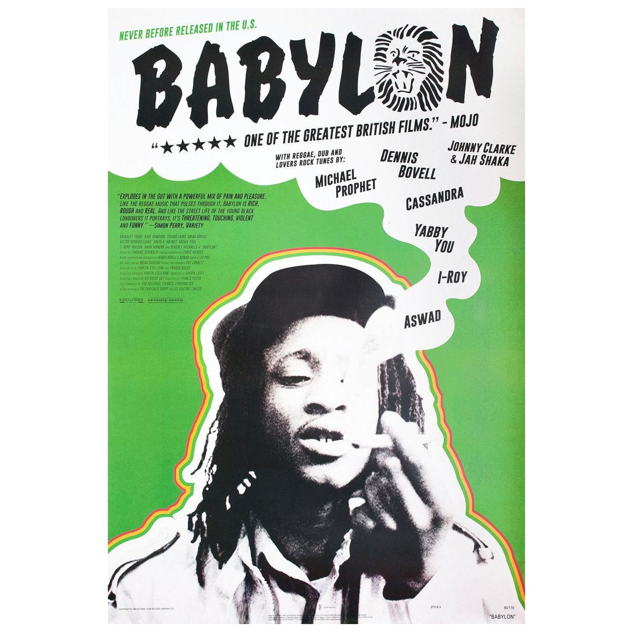 "Babylon" 2019 U.S. One Sheet Film Poster