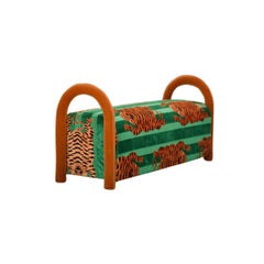 Babylone Bench in Solid Beech, Particle Board and HR Foam by POPUS EDITIONS