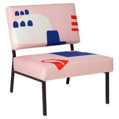 Babylone Pink O2 Armchair by Babel Brune