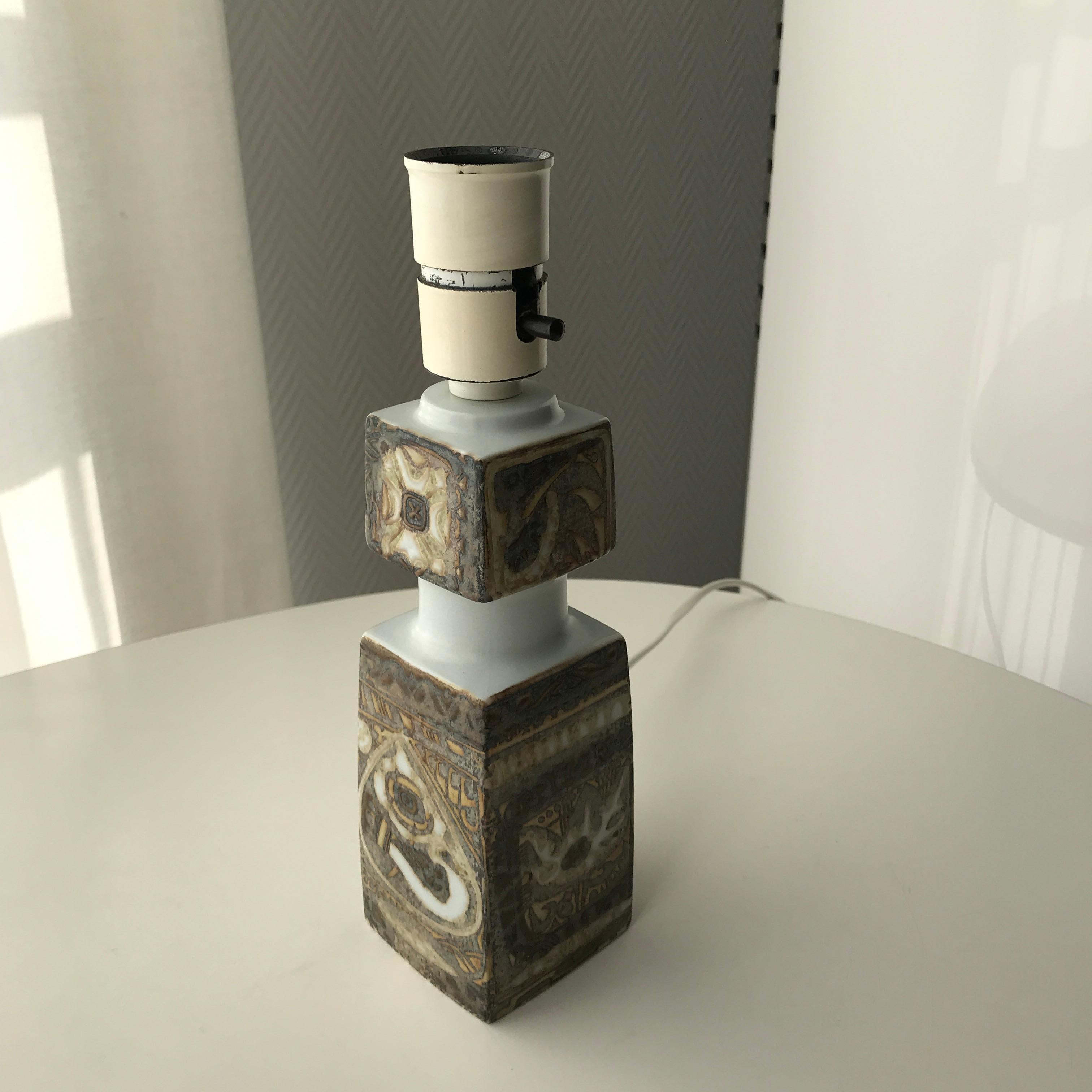 Mid-Century Modern Baca Scandinavian Modern Lamp Royal Copenhagen by Nils Thorsson For Sale