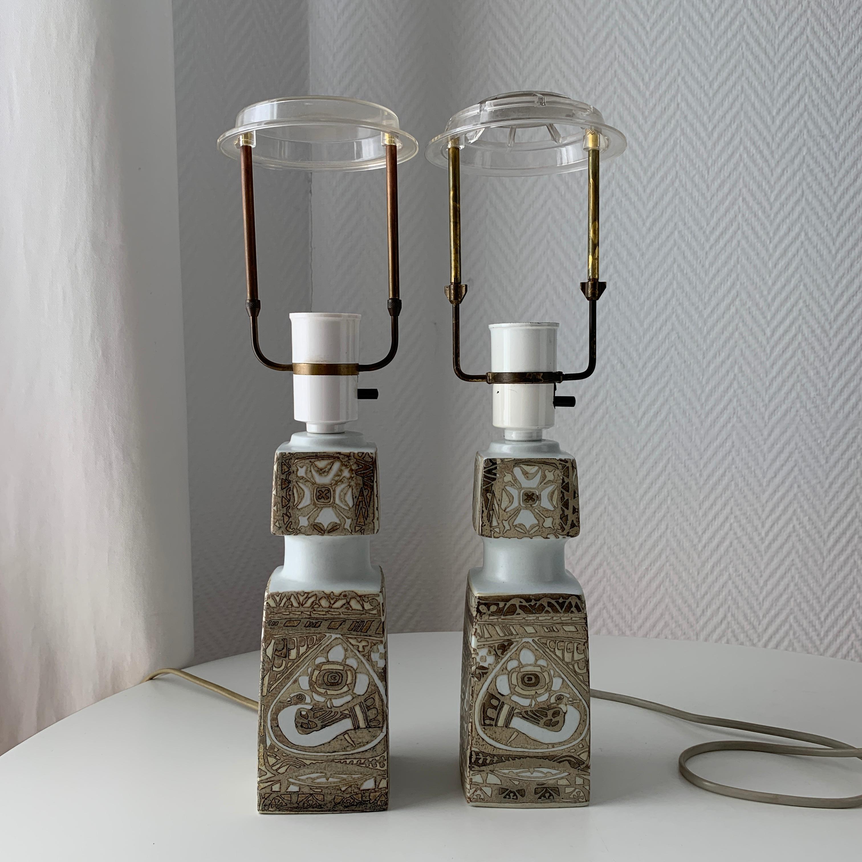 Baca Scandinavian Modern Lamps Royal Copenhagen by Nils Thorsson For Sale 11