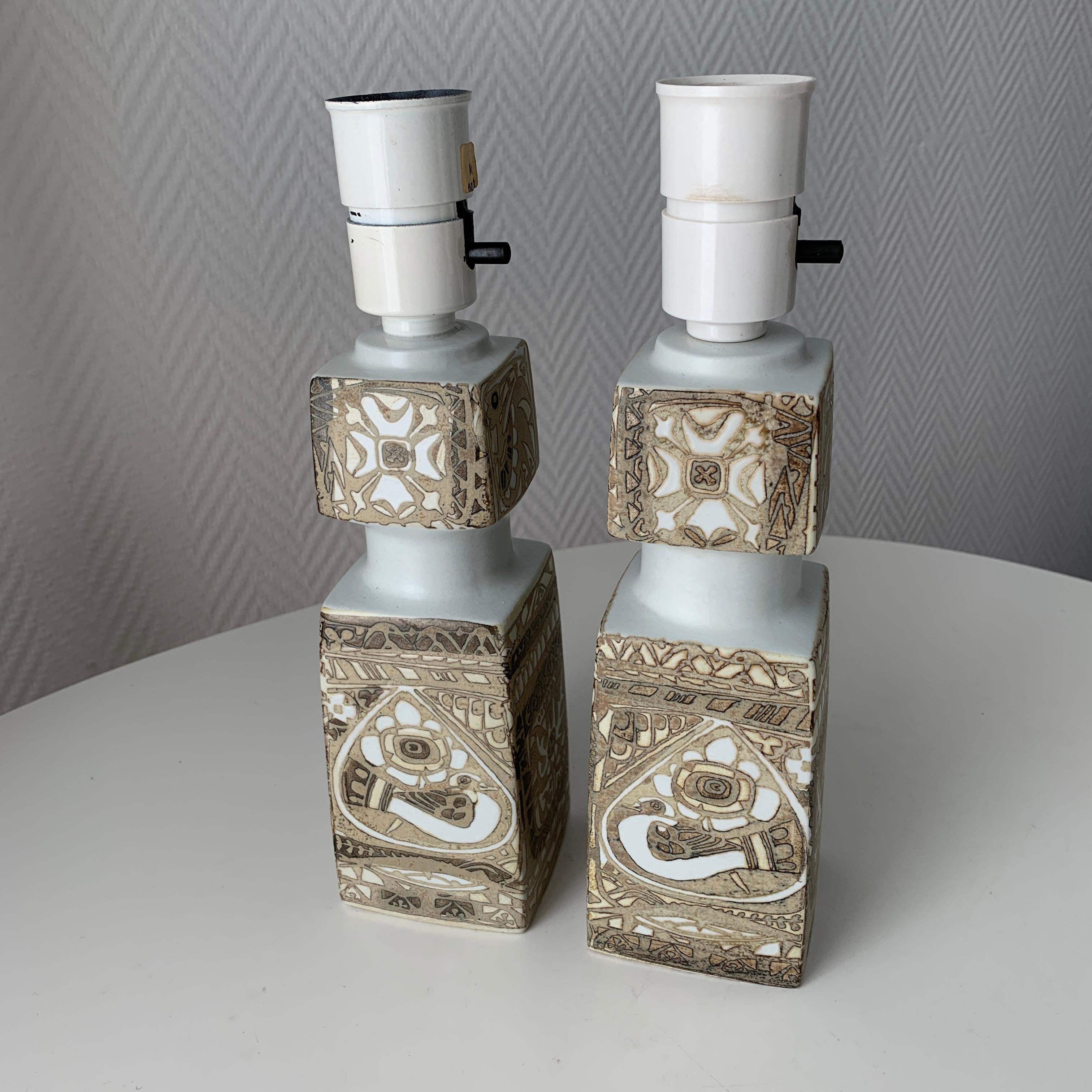 Stoneware Baca Scandinavian Modern Lamps Royal Copenhagen by Nils Thorsson For Sale