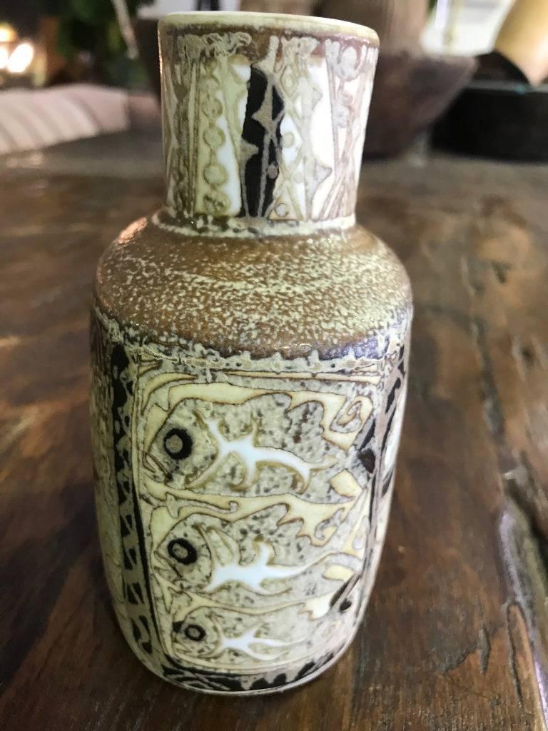Danois Vase Baca de Nils Thorsson pour Royal Copenhagen 