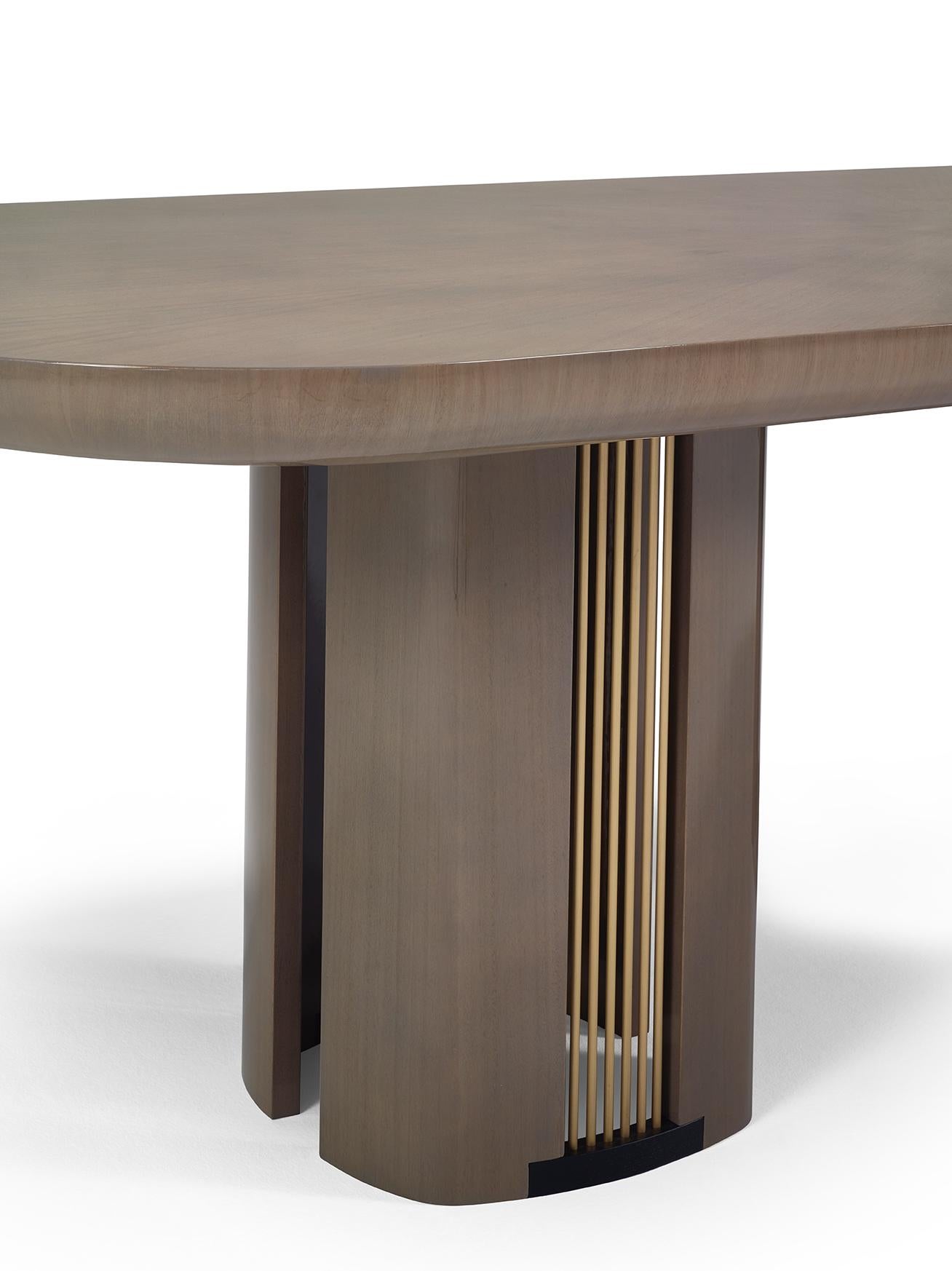 Modern BACALL Wood Dining Table For Sale